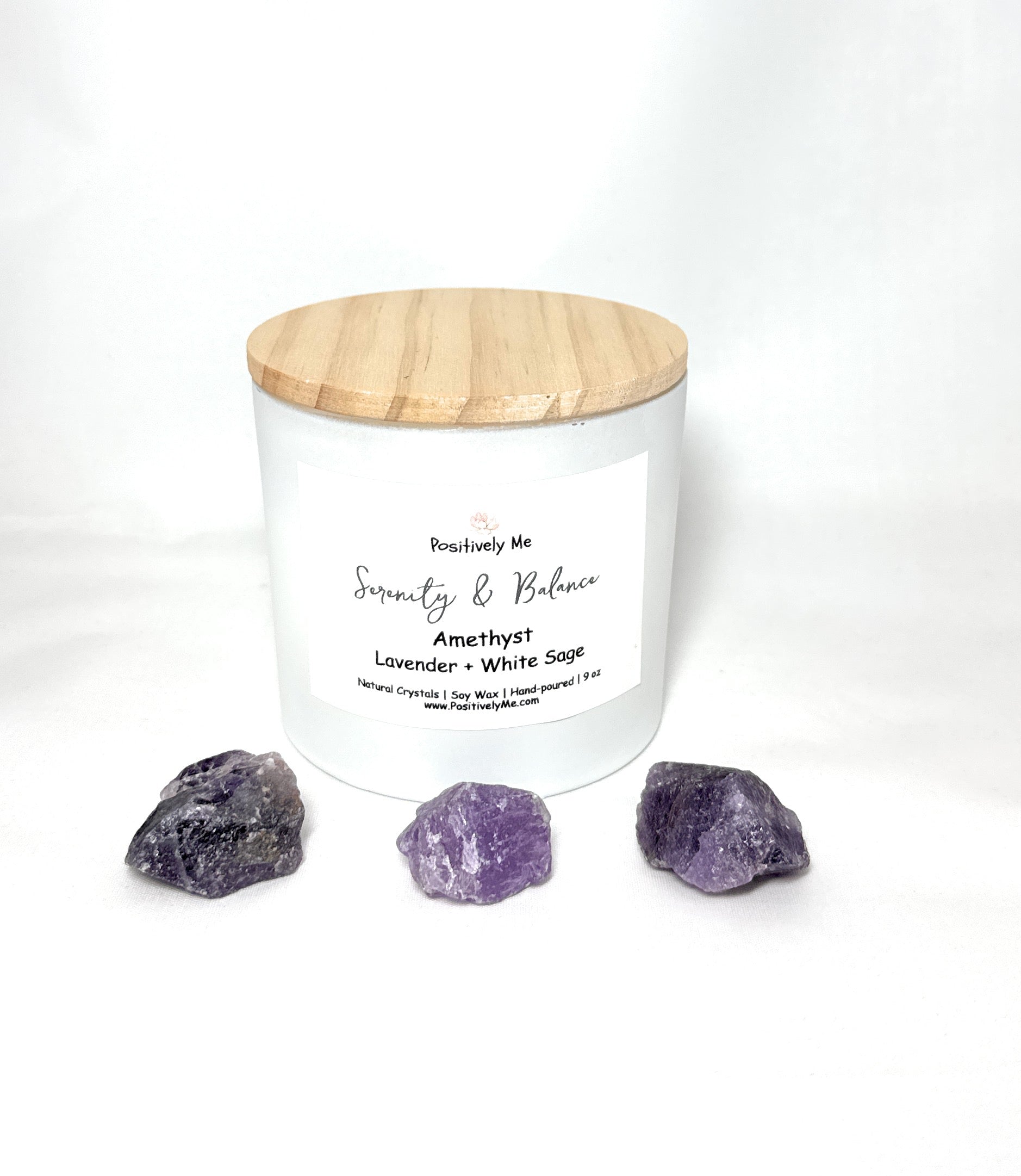 Amethyst Crystal Aromatherapy Candle
