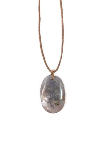 Blue Chalcedony Calming Necklace