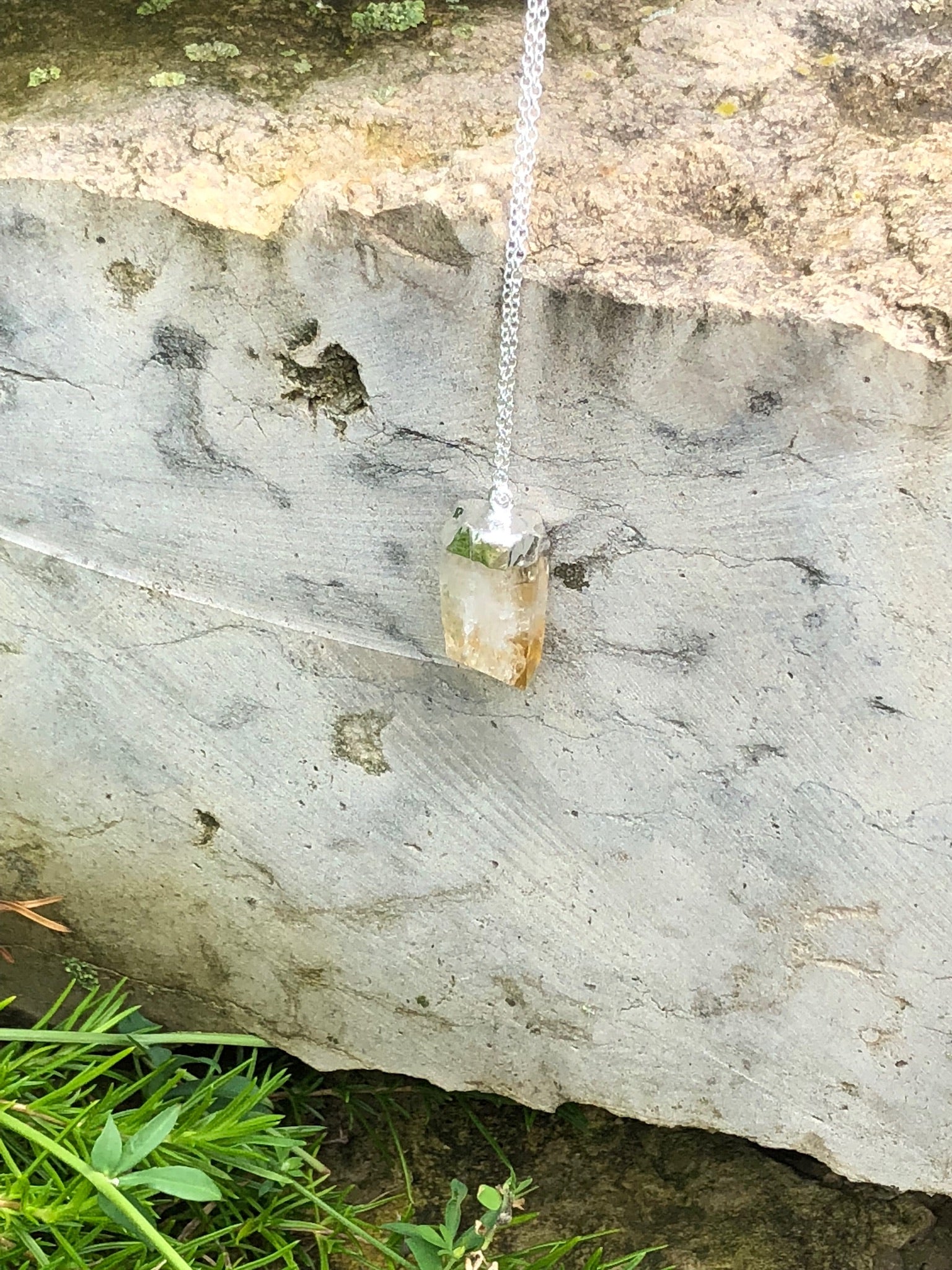 Citrine Crystal Necklace