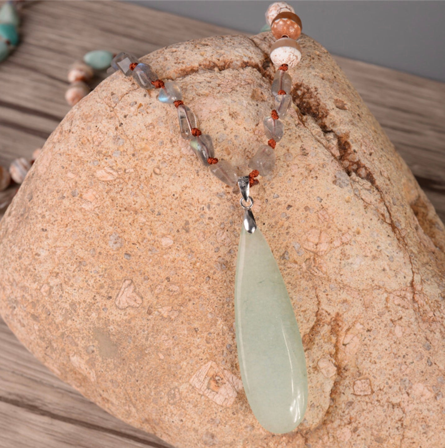 Amazonite Boho Necklace