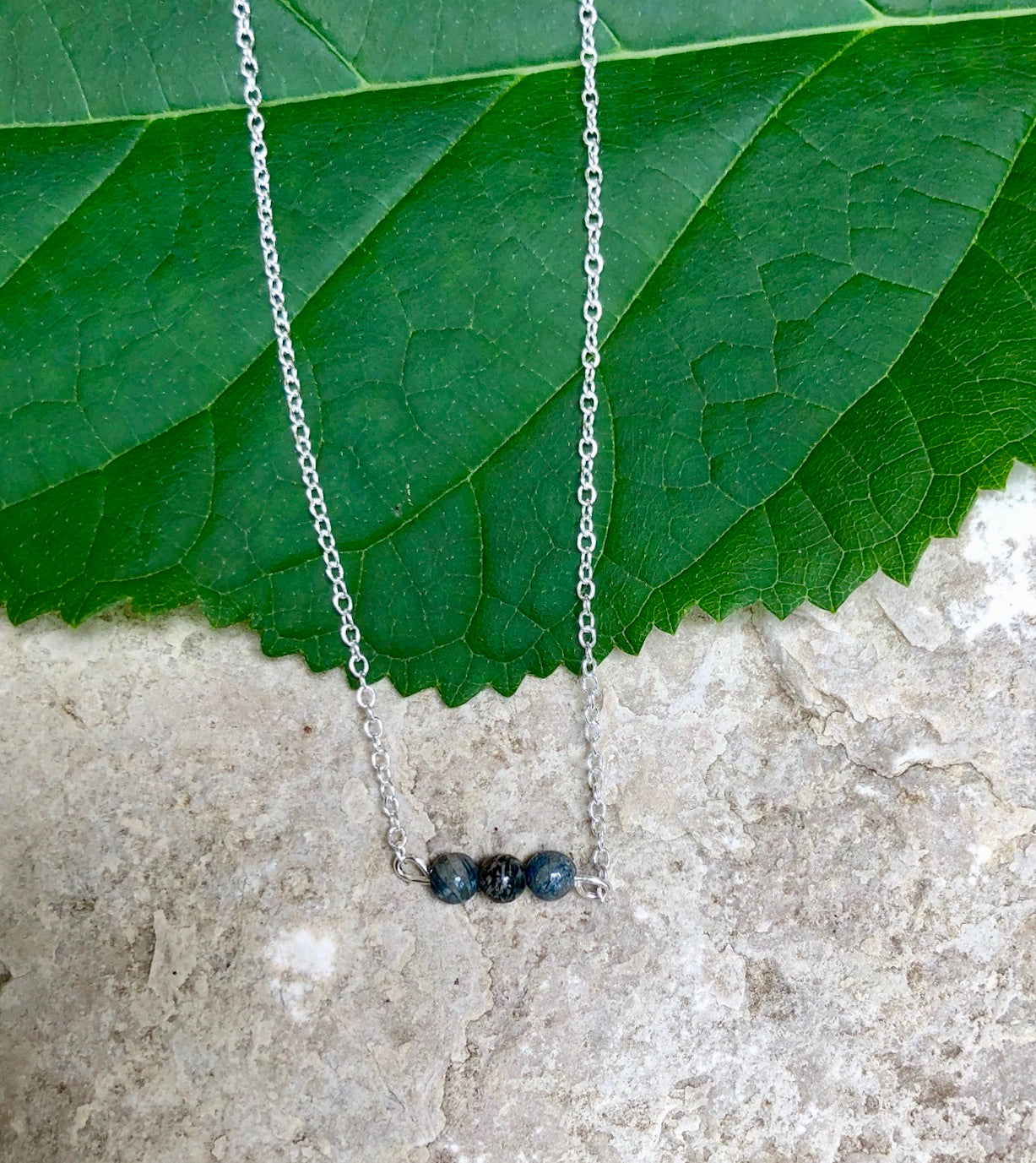 Minimalist Gemstone Necklace
