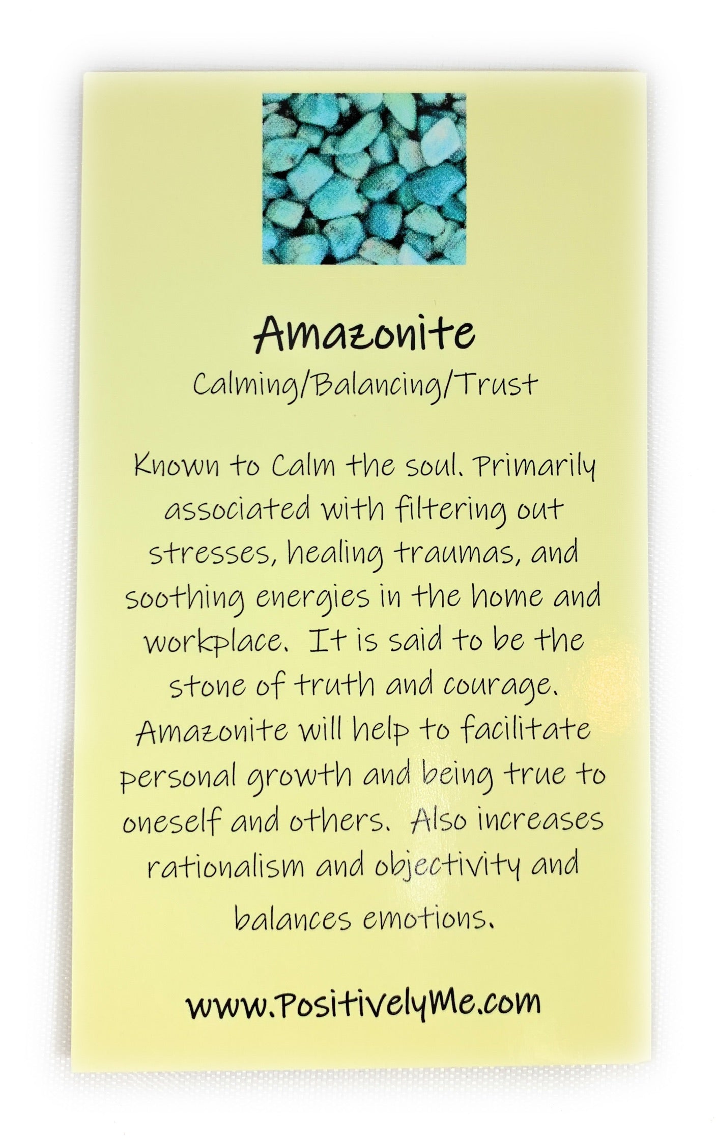Amazonite Tear Drop Pendant