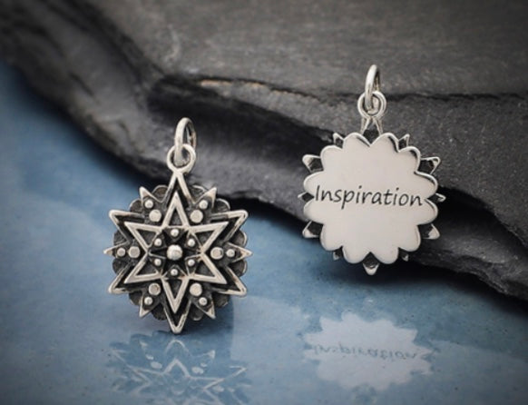 Inspiration Mandala Sterling Silver Necklace