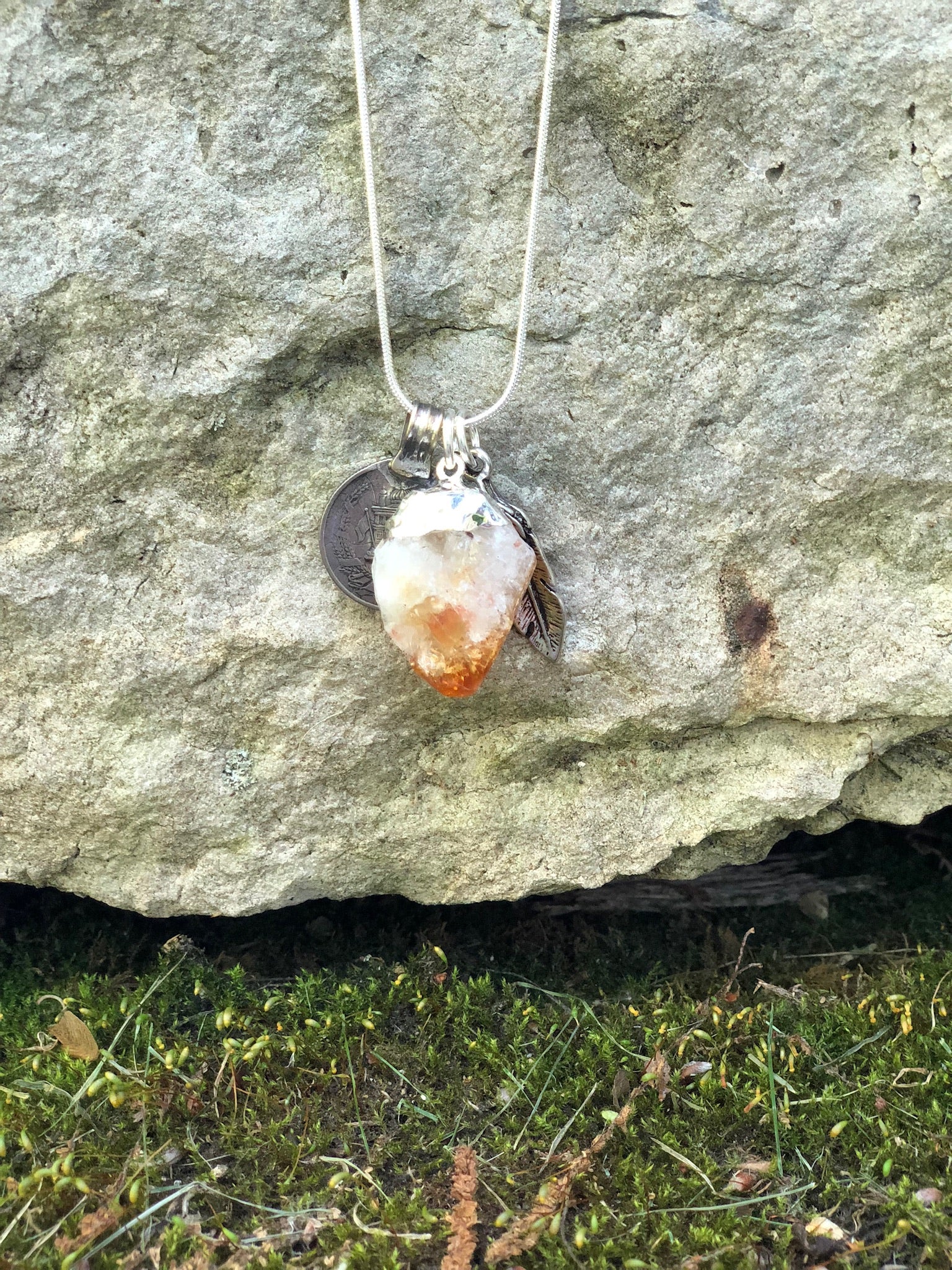 Sierra Citrine Crystal Necklace