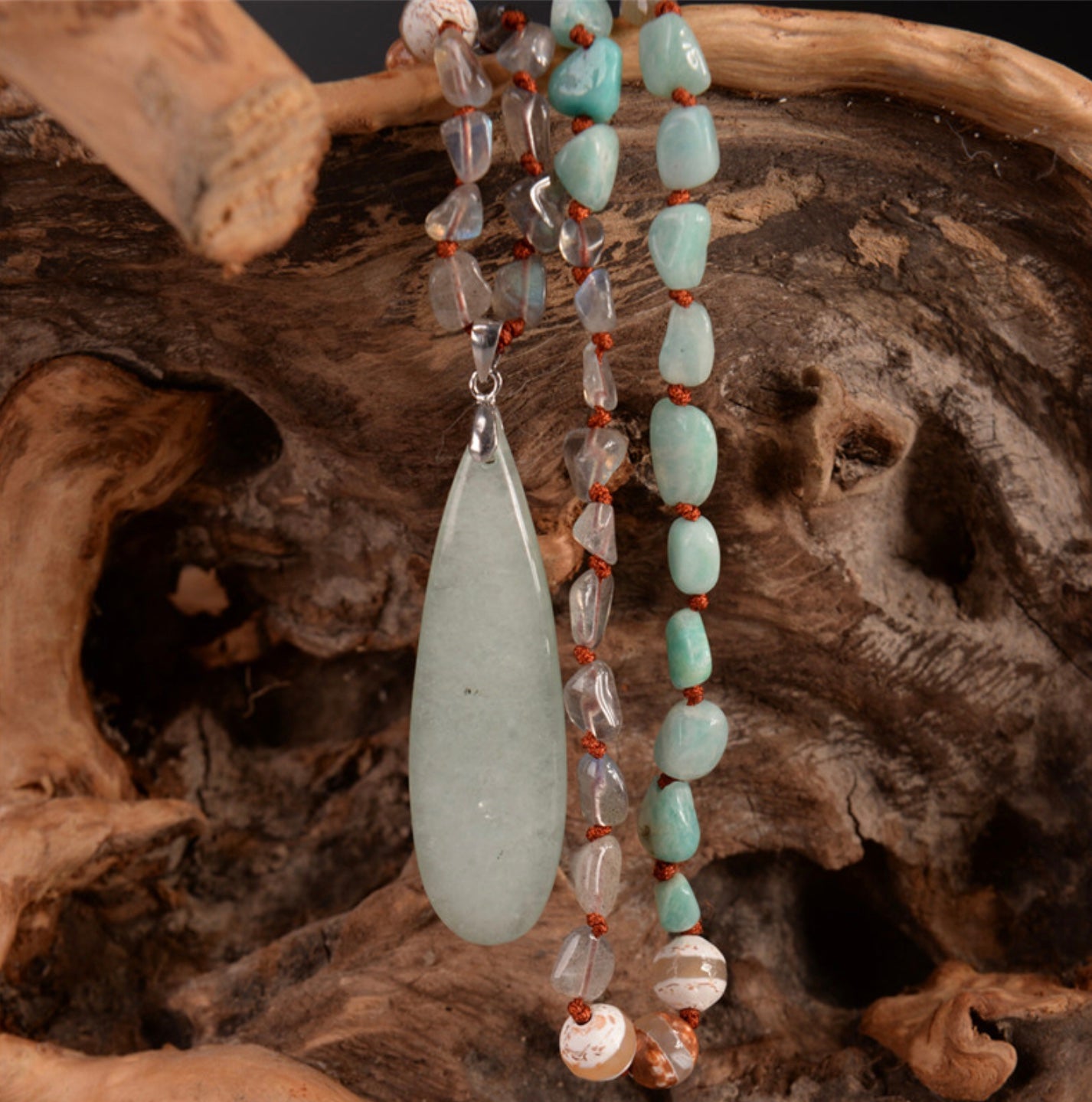 Amazonite Boho Necklace