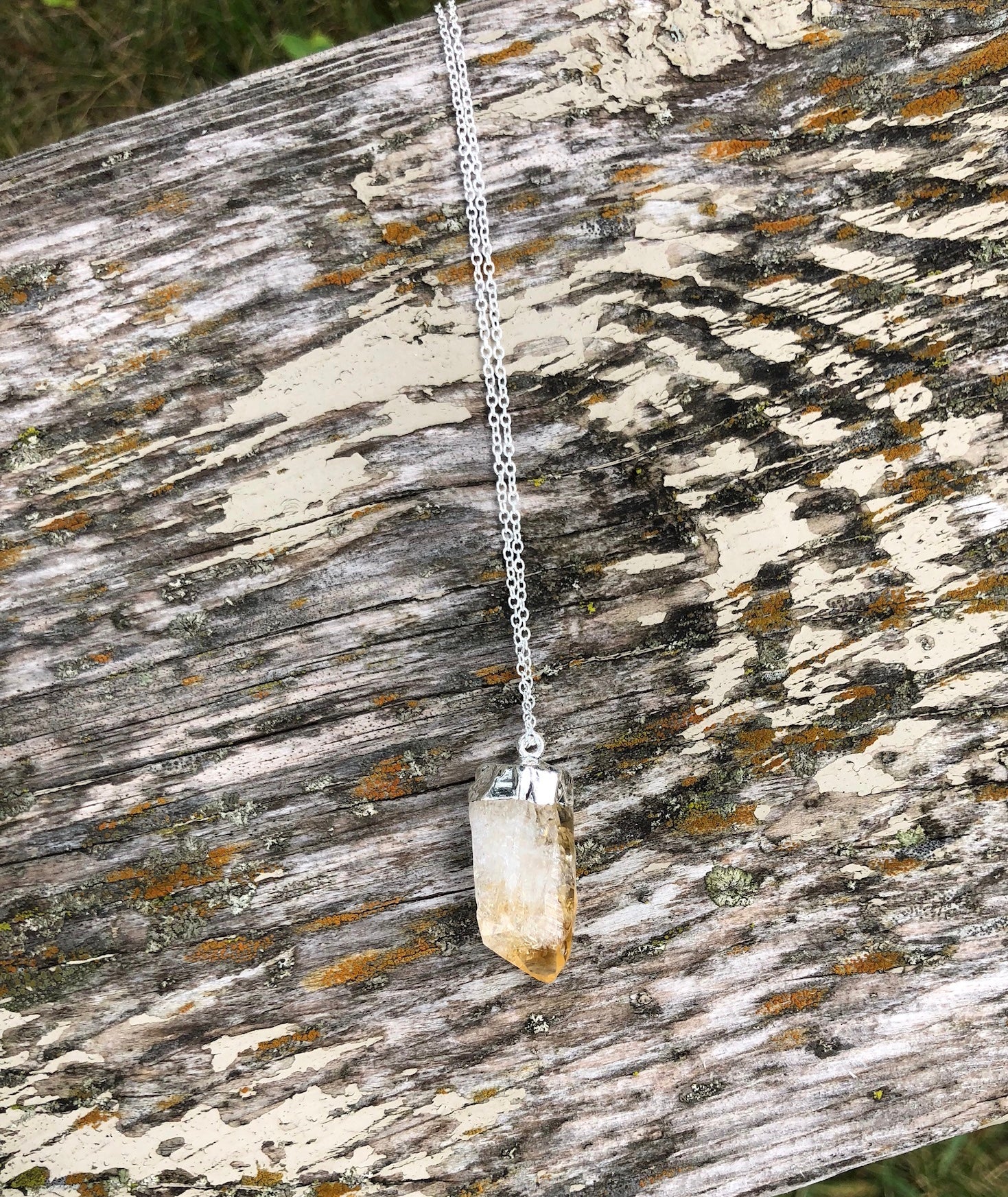 Citrine Crystal Necklace