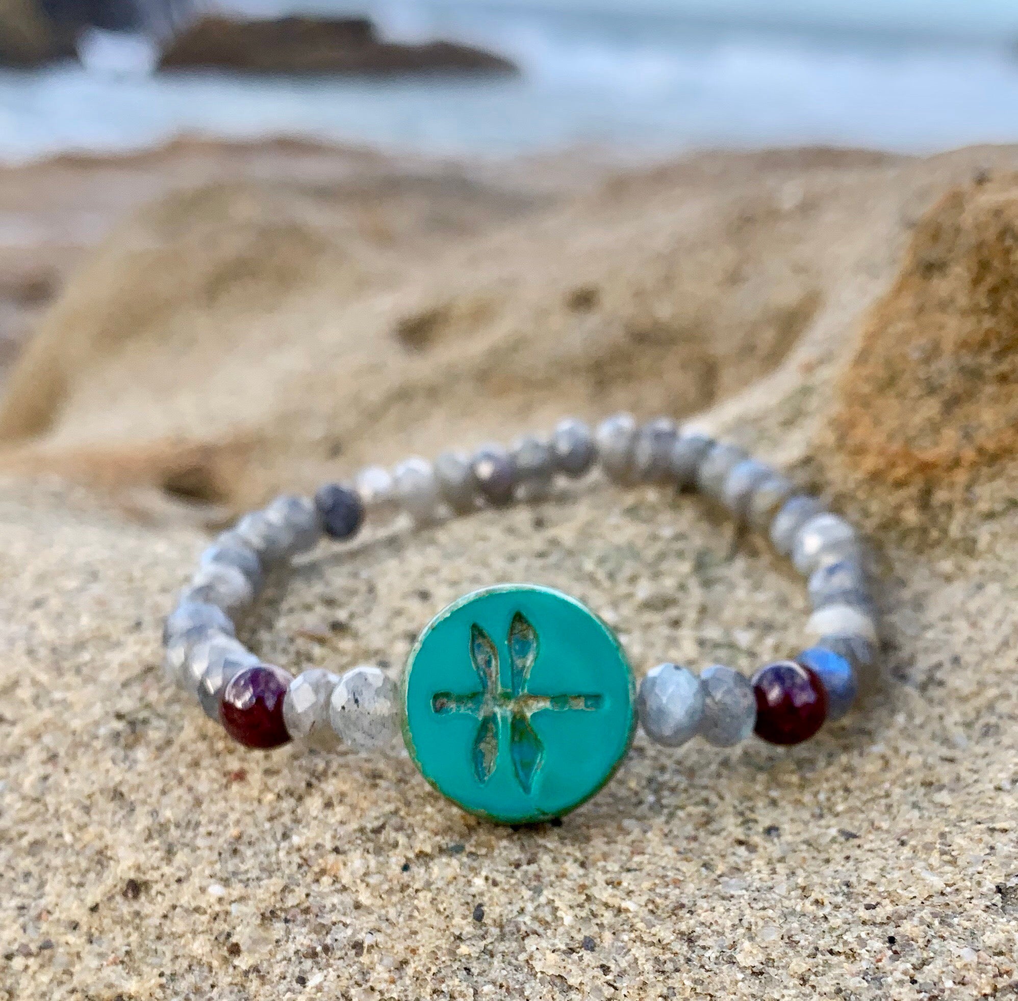 Labradorite Gemstone Bracelet