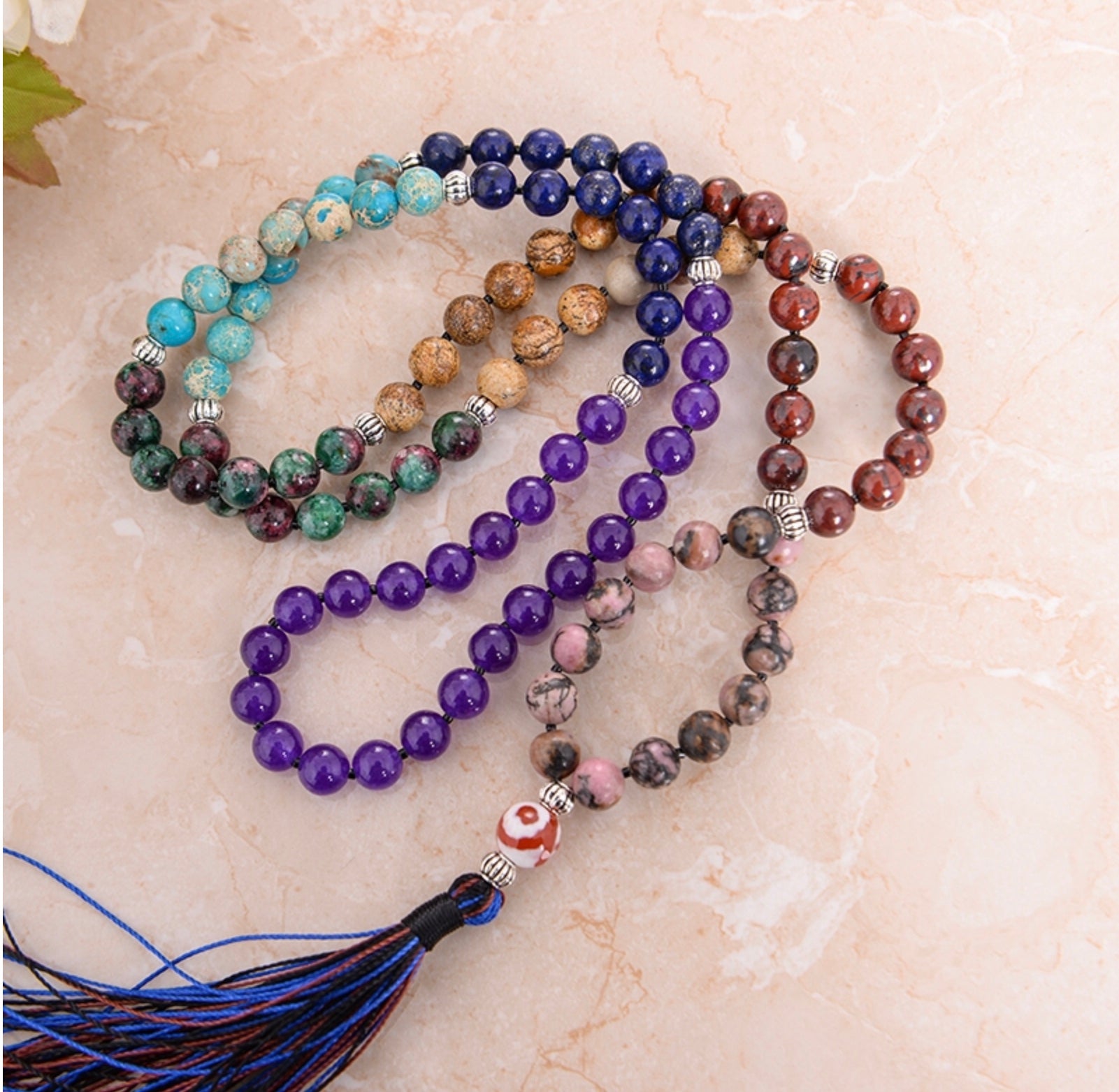 108 Bead Seven Chakra Mala