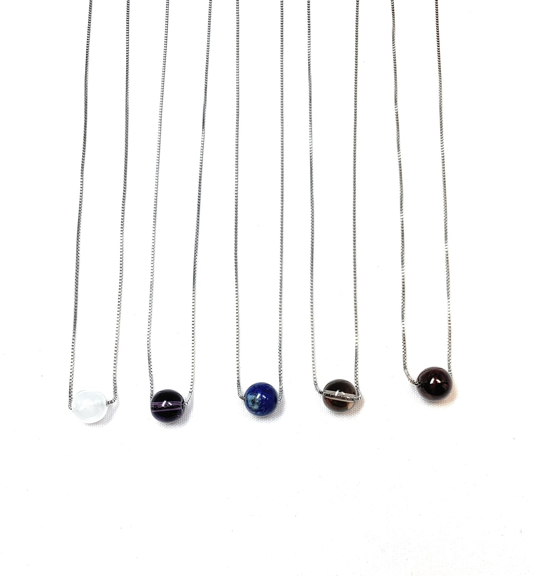 Crystal Bead Minimalist Healing Necklace