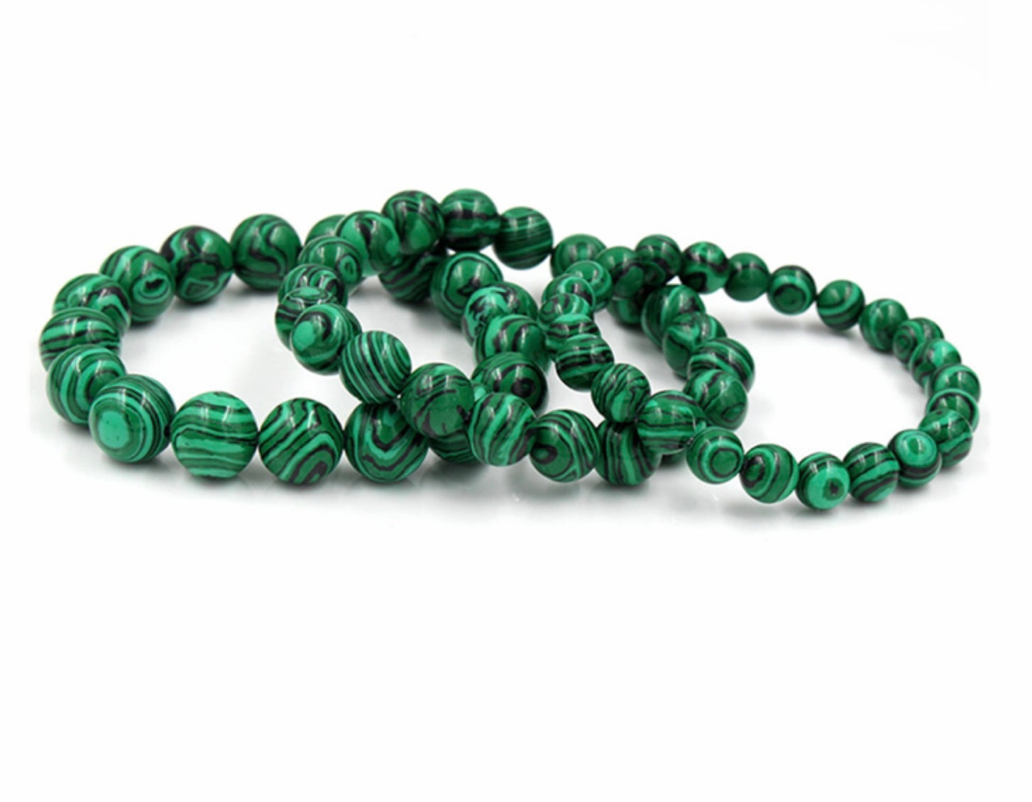 Malachite Bead Bracelet