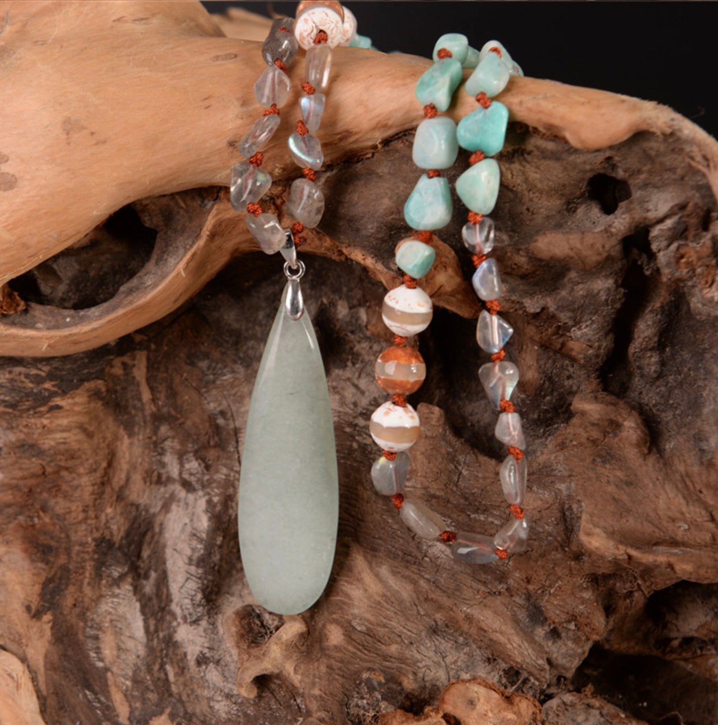 Amazonite Boho Necklace