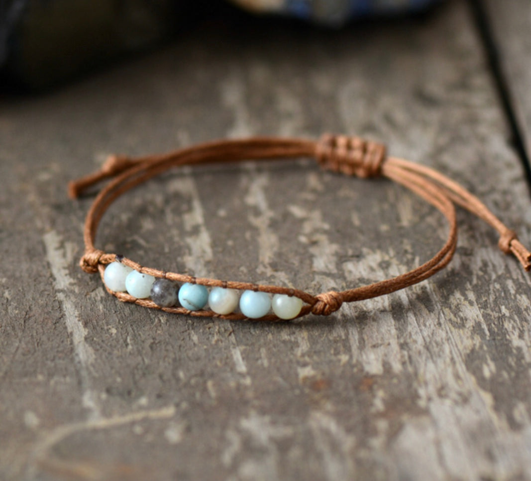 Friendship Jasper Bead Bracelet