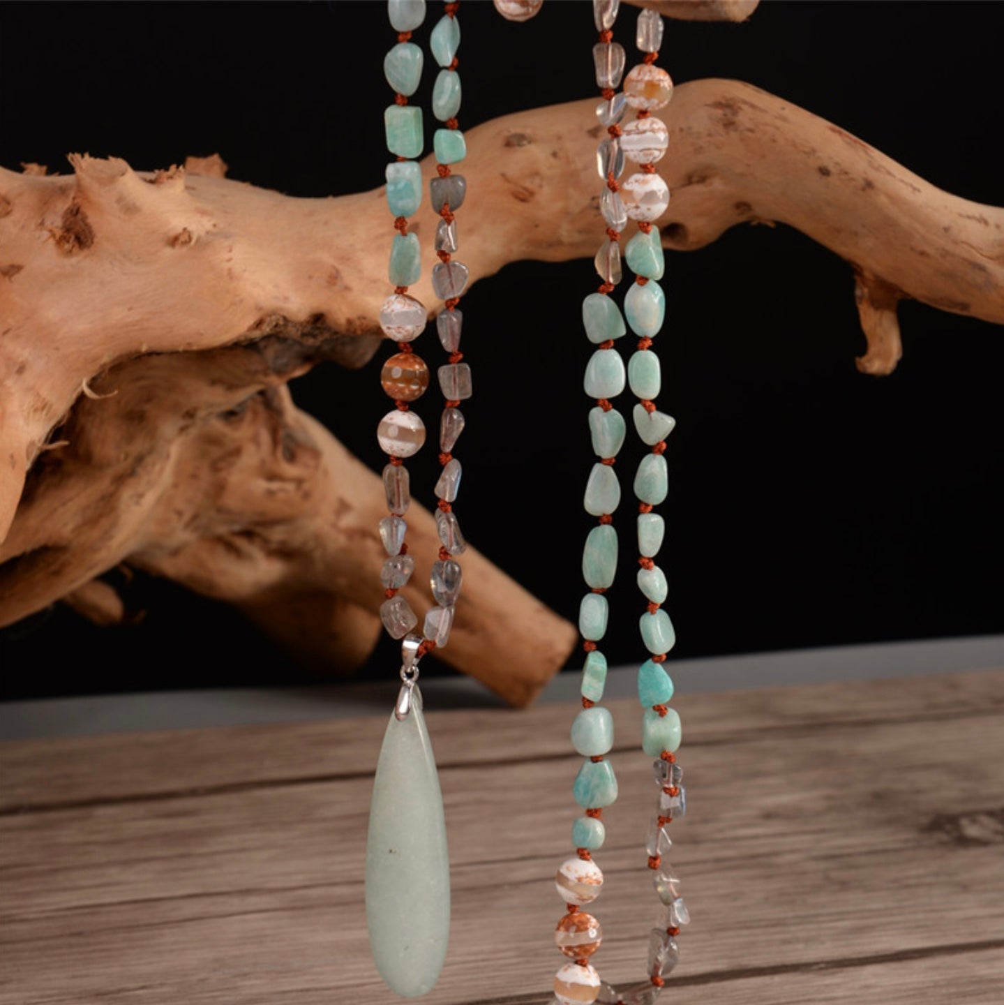 Amazonite Boho Necklace