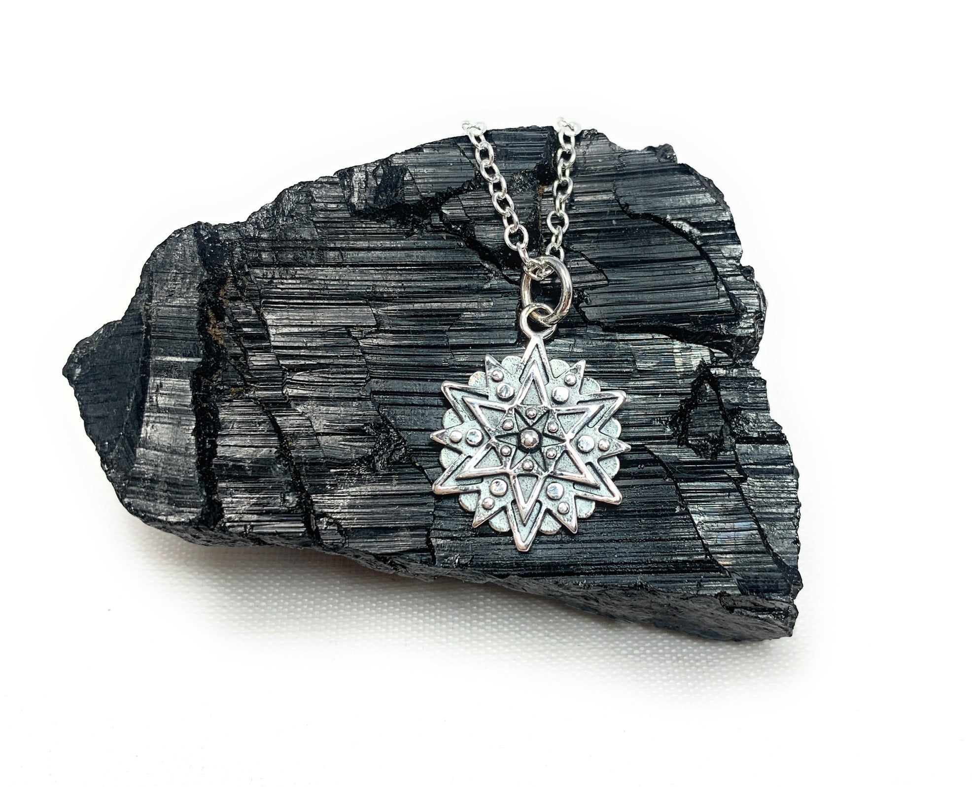 Inspiration Mandala Sterling Silver Necklace