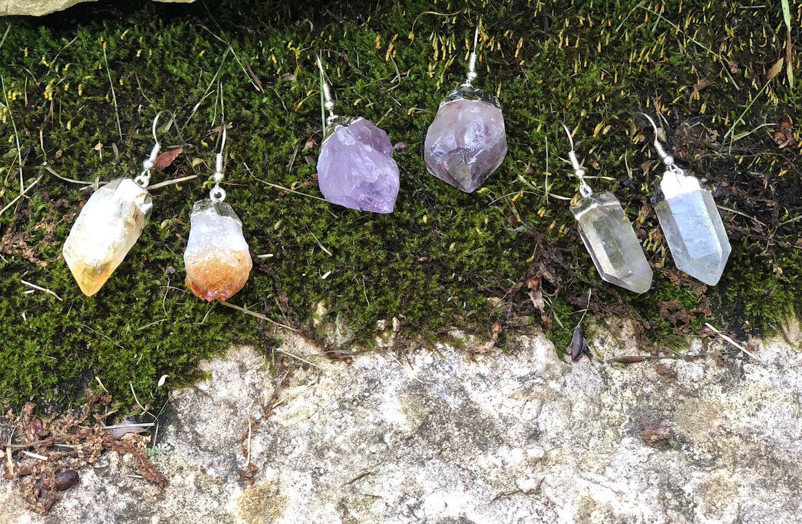 Crystal Healing Earrings
