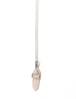 Healing Crystal Point Necklace