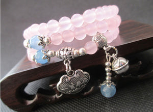 Pink Chalcedony Bracelet