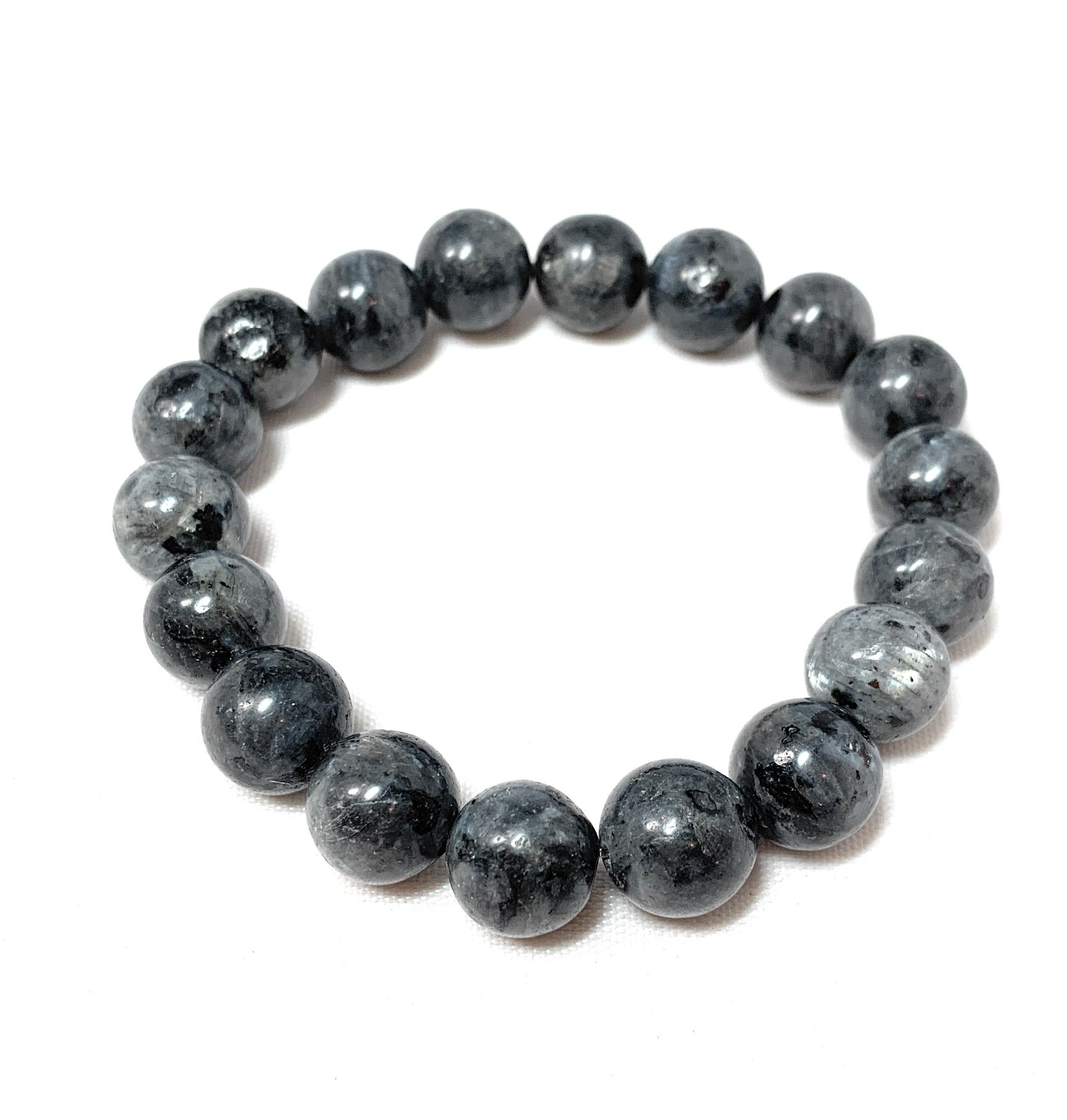 Fluorite with Black Labradorite Bracelet for Clear Decision-Making