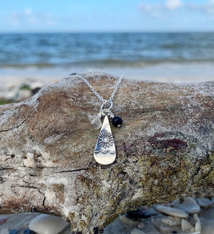 Sun and Sea Crystal Healing Necklace