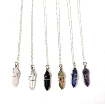 Buy Raw Crystal Necklace Healing Crystal Necklace Angel Aura Quartz Necklace  Opal Crystal Necklace Rainbow Quartz Point Sterling Silver Option Online in  India - Etsy