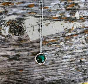 Framed Gemstone Necklace