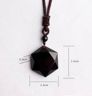 Black Obsidian Tailsman Necklace