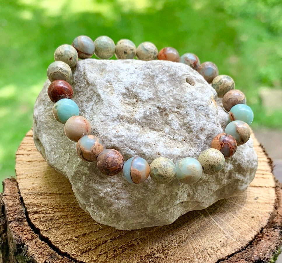 African Turquoise Stone Bracelet - Stone of Transformation - Scout Curated  Wears