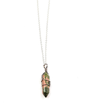 Healing Crystal Point Necklace